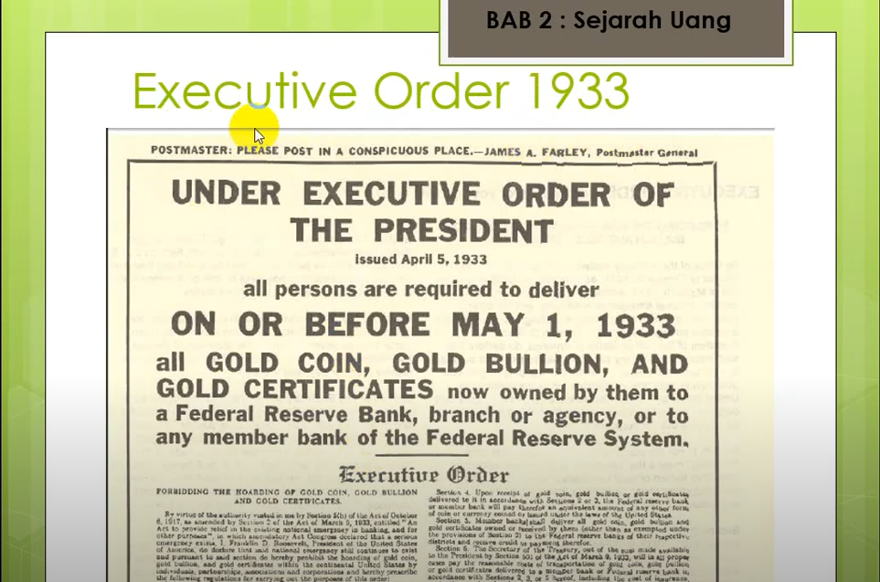 gambar executive order 1933