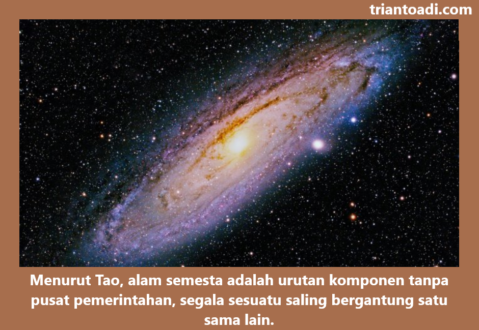 gambar alam semesta teori tao