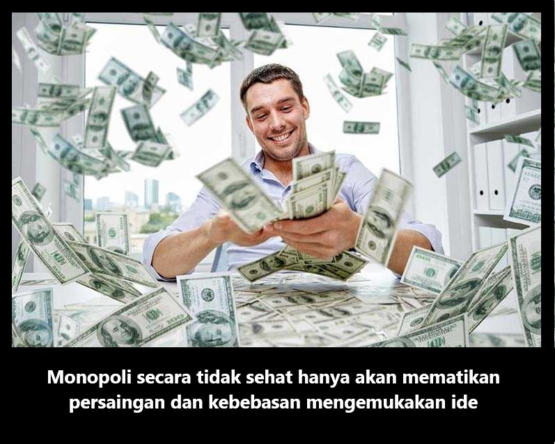 Gambar monopoli uang tidak sehat